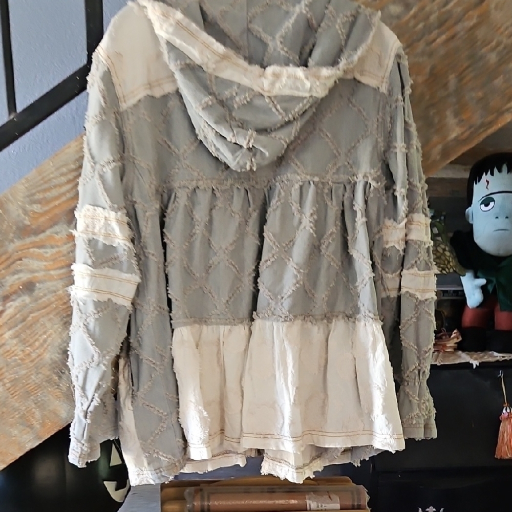Patchwork Hooded Jacket POL - Picture 5 of 8